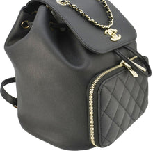 Load image into Gallery viewer, CHANEL Business Affinity Caviar Quilted Backpack Black
