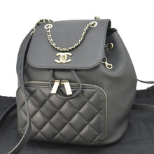 Load image into Gallery viewer, CHANEL Business Affinity Caviar Quilted Backpack Black
