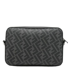 Load image into Gallery viewer, FENDI Diagonal Medium FF Zucca Canvas Camera Case Crossbody Bag Black
