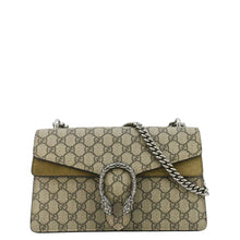 Load image into Gallery viewer, GUCCI Dionysus Small GG Supreme Canvas Shoulder Bag Beige 400249
