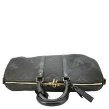 Load image into Gallery viewer, LOUIS VUITTON Keepall Bandouliere 45 Monogram Empreinte Giant Travel Bag Black
