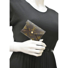 Load image into Gallery viewer, LOUIS VUITTON Kirigami Small Monogram Canvas Pochette Clutch Brown
