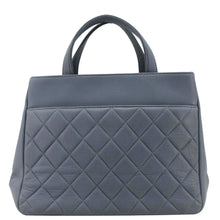 Load image into Gallery viewer, CHANEL Business Affinity Quilted Caviar Leather Shopping Tote Bag Light Blue
