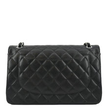 Load image into Gallery viewer, CHANEL Classic Large Double Flap Quilted Leather Shoulder Bag Black
