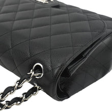 Load image into Gallery viewer, CHANEL Classic Large Double Flap Quilted Leather Shoulder Bag Black
