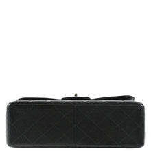 Load image into Gallery viewer, CHANEL Classic Large Double Flap Quilted Leather Shoulder Bag Black
