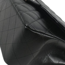 Load image into Gallery viewer, CHANEL Classic Large Double Flap Quilted Leather Shoulder Bag Black
