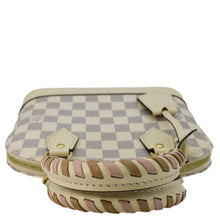 Load image into Gallery viewer, LOUIS VUITTON Alma BB Braided Damier Azur Satchel Bag White
