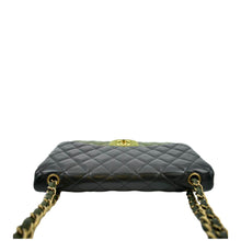 Load image into Gallery viewer, CHANEL Classic Jumbo Double Flap Quilted Leather Shoulder Bag Black
