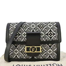 Load image into Gallery viewer, LOUIS VUITTON Dauphine 1854 Jacquard Shoulder Bag Black
