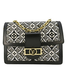 Load image into Gallery viewer, LOUIS VUITTON Dauphine 1854 Jacquard Shoulder Bag Black
