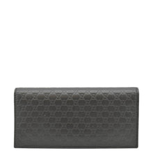 Load image into Gallery viewer, GUCCI G Leather Bi-fold Long Wallet Black  back sie
