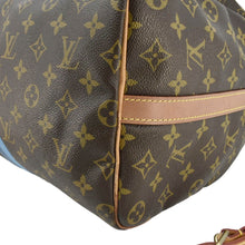 Load image into Gallery viewer, LOUIS VUITTON Speedy 40 Bandouliere Heritage Monogram Canvas Travel Bag Blue Clair
