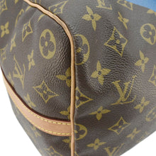 Load image into Gallery viewer, LOUIS VUITTON Speedy 40 Bandouliere Heritage Monogram Canvas Travel Bag Blue Clair
