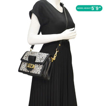 Load image into Gallery viewer, LOUIS VUITTON Dauphine 1854 Jacquard Shoulder Bag Black
