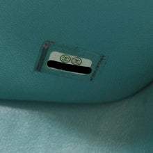 Load image into Gallery viewer, CHANEL Classic Double Flap Jumbo Quilted Caviar Leather Shoulder Bag Turquoise
