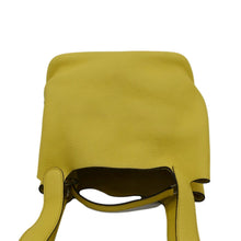 Load image into Gallery viewer, HERMES Picotin Lock 22 Taurillon Clemence Leather Hobo Bag Yellow
