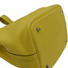 Load image into Gallery viewer, HERMES Picotin Lock 22 Taurillon Clemence Leather Hobo Bag Yellow
