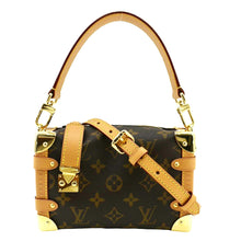 Load image into Gallery viewer, LOUIS VUITTON Side Trunk PM Monogram Canvas Tote Shoulder Bag Brown
