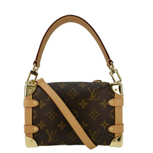 Load image into Gallery viewer, LOUIS VUITTON Side Trunk PM Monogram Canvas Tote Shoulder Bag Brown
