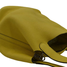 Load image into Gallery viewer, HERMES Picotin Lock 22 Taurillon Clemence Leather Hobo Bag Yellow
