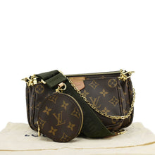 Load image into Gallery viewer, LOUIS VUITTON Multi Pochette Accessoires Monogram Canvas Crossbody Bag Green
