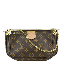 Load image into Gallery viewer, LOUIS VUITTON Multi Pochette Accessoires Monogram Canvas Crossbody Bag Green
