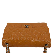 Load image into Gallery viewer, CHANEL Classic Jumbo Double Flap Quilted Leather Shoulder Bag Orange
