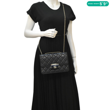 Load image into Gallery viewer, CHANEL Beauty Lock Flap Sheepskin Quilted Leather Crossbody Bag Black
