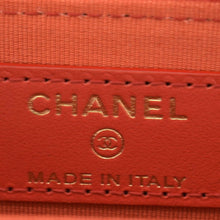 Load image into Gallery viewer, CHANEL Zipped Quilted Caviar Leather Coin Purse Red
