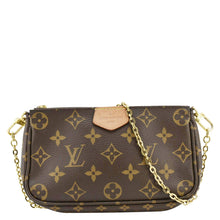 Load image into Gallery viewer, LOUIS VUITTON Multi Pochette Accessoires Monogram Canvas Crossbody Bag Green
