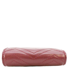 Load image into Gallery viewer, GUCCI Marmont GG Matelasse Leather Card Case Wallet Red 466492
