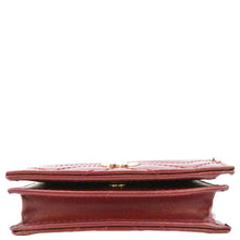 Load image into Gallery viewer, GUCCI Marmont GG Matelasse Leather Card Case Wallet Red 466492
