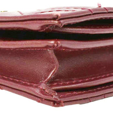 Load image into Gallery viewer, GUCCI Marmont GG Matelasse Leather Card Case Wallet Red 466492
