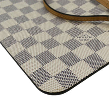 Load image into Gallery viewer, LOUIS VUITTON Wristlet Pochette Damier Azur Pouch White
