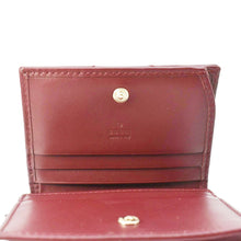 Load image into Gallery viewer, GUCCI Marmont GG Matelasse Leather Card Case Wallet Red 466492
