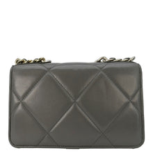 Load image into Gallery viewer, CHANEL 19 WOC Quilted Leather Wallet On Chain Grey
