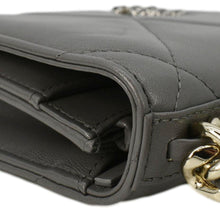 Load image into Gallery viewer, CHANEL 19 WOC Quilted Leather Wallet On Chain Grey
