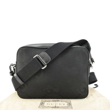 Load image into Gallery viewer, GUCCI  jumbo GG Canvas Messenger Bag Black 675891
