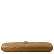 Load image into Gallery viewer, YVES SAINT LAURENT Cassandre Leather Chain Crossbody Bag Brown
