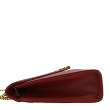 Load image into Gallery viewer, YVES SAINT LAURENT Envelope Large Mixed Matelasse Leather Shoulder Bag Red
