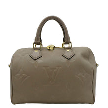 Load image into Gallery viewer, LOUIS VUITTON Speedy 25 Bandouliere Monogram Empreinte Shoulder Bag Beige
