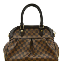 Load image into Gallery viewer, LOUIS VUITTON Trevi PM Damier Ebene Satchel Bag Brown
