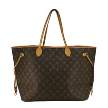 Load image into Gallery viewer, LOUIS VUITTON Neverfull Monogram Canvas Tote Bag Brown
