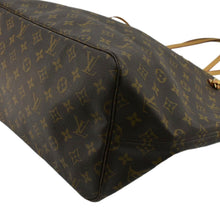 Load image into Gallery viewer, LOUIS VUITTON Neverfull Monogram Canvas Tote Bag Brown
