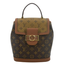 Load image into Gallery viewer, LOUIS VUITTON Dauphine PM Monogram Reverse Canvas Backpack Brown
