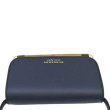 Load image into Gallery viewer, BURBERRY Hampshire Small House Check Wallet On Chain Crossbody Bag Navy Blue
