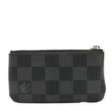 Load image into Gallery viewer, LOUIS VUITTON Damier Graphite Key Coin Pouch Black
