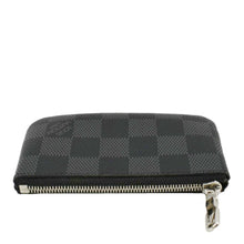 Load image into Gallery viewer, LOUIS VUITTON Damier Graphite Key Coin Pouch Black
