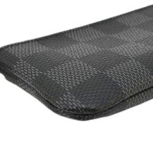 Load image into Gallery viewer, LOUIS VUITTON Damier Graphite Key Coin Pouch Black
